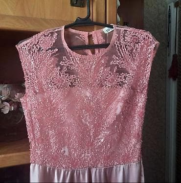 Жеке буюмдар: Вечернее платье в пол, нежно‑розового цвета. 46 размера 1500 сом - — 3