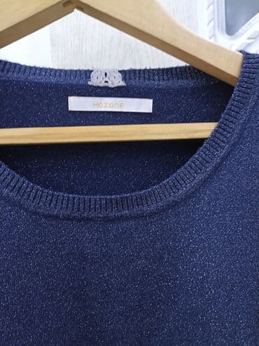 шерстяные кофты женские больших размеров: Кофта, Новогодний принт, Италия, M — 2