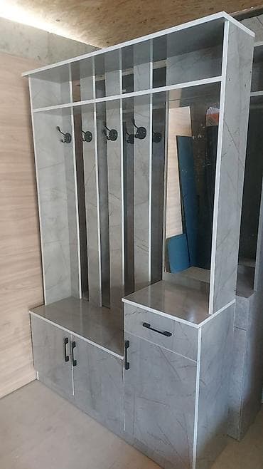 double a: Шкаф-прихожая, Новый, С зеркалом, ЛДСП — 1