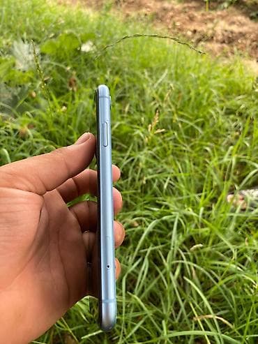 IPhone Xr, 64 ГБ, Синий, Зарядное устройство, Защитное стекло, Чехол, 77 % — 6
