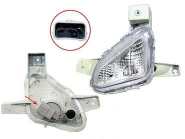 Правая противотуманная фара Hyundai 2017 г., Новый, Аналог