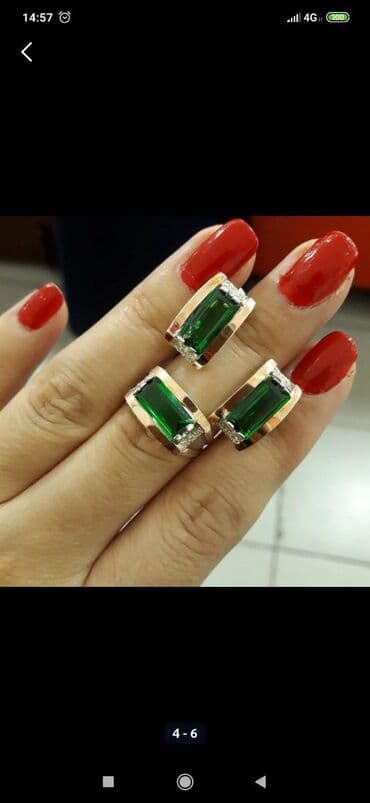 свадебные наборы ручной: Набор украшений, Проба 925, Женские, Новый — 10