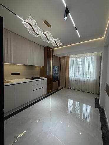бишкек масковиский район: 3 комнаты, 90 м², Элитка, 9 этаж, Дизайнерский ремонт — 5