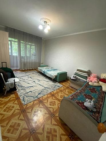 Квартиры: 1 комната, 48 м², Аламедин-1 мкр 106 серия, 1 этаж, Косметический ремонт — 5