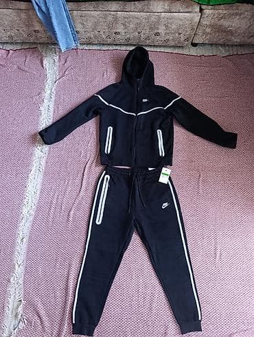 Мужской спортивный костюм, XL, Nike, Б/у, цвет - Черный — 1