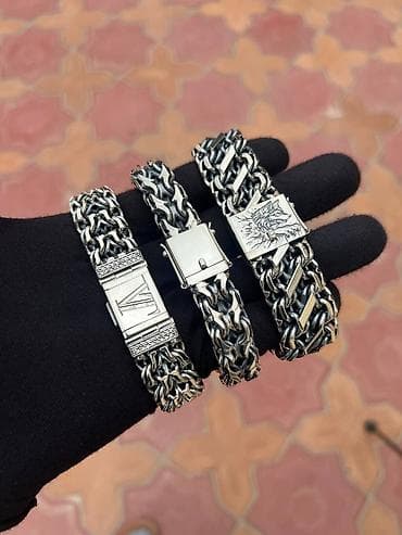 кошельки мужские: Ручные плетения Цепи и Браслеты в Наличии и под Заказ Серебро 925-940 — 6