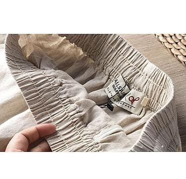 холодок штаны: Лен на лето, дышащие, легкие Размеры: (возможна погрешность 2–4 см) — 3