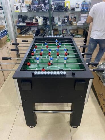 купить настольный хоккей: Настольный футбол 
Поле 68х117
Стол 76х139х87 — 1