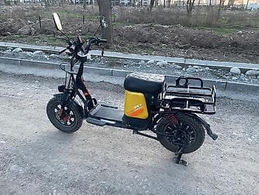 скутер с прицепом: Электроскутер грузовой (карго) с задней платформой +доп акб - Тип — 1