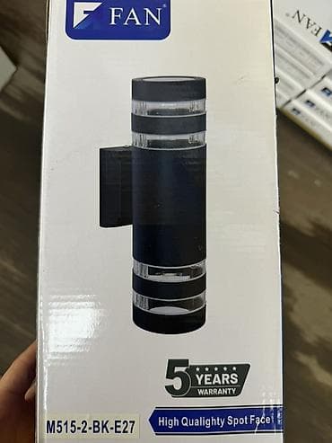 Внутренняя отделка: Уличный/фасадный бра FAN M515-2-BK-E27 - Тип: настенный уличный — 1