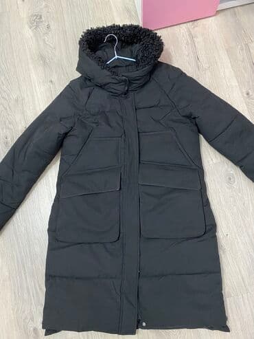 Прокат одежды: Куртка зимняя чёрная до колен очень тёплая в отличном состоянии.без — 2
