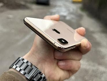 apple 11 pro max: IPhone Xs, Б/у, 512 ГБ, Золотой, Защитное стекло, Чехол, 76 % — 5
