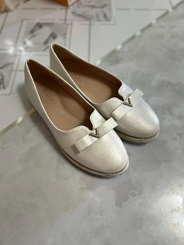 Туфли: Сабо, 34, Б/у, цвет - Белый, Самовывоз, Платная доставка — 2