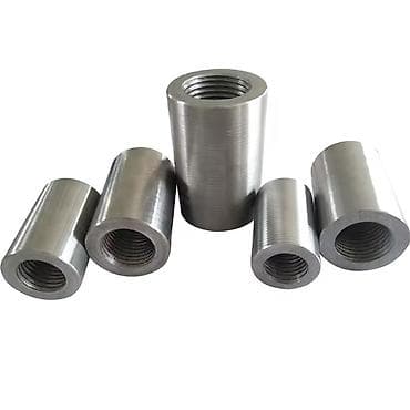 строителный форма: Муфты для соединения арматуры (резьбовые) Описание: - Прямые стальные — 4