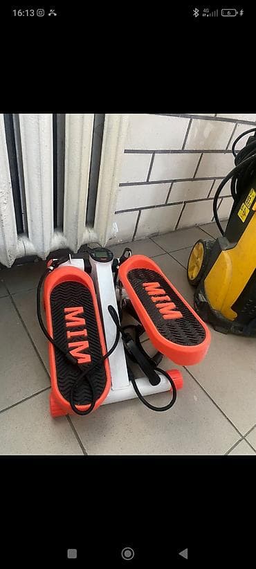 Спорт и отдых: Мини-степпер MIM с эспандерами и встроенным счетчиком. - Компактный — 1