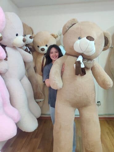 🧸Мишка 200см 🔥🔥🔥 Бесплатная доставка! 🧸60 см 1000 сом (Бесплатная