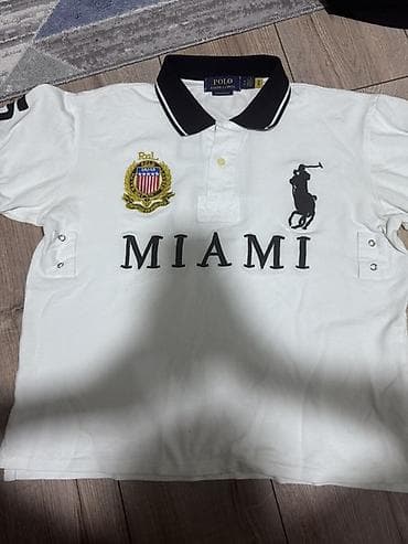Эркектер кийими: Эркектердин футболкасы, M, Polo Ralph Lauren, Жаңы, түсү - Ак, Өзү алып кетүү — 1