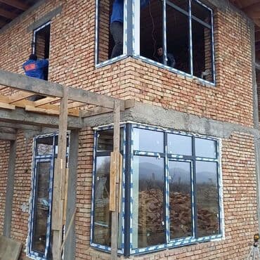 пластик эшиктер ош: Буюртмага пластик терезе, Терезе түрү: Витраждык, Мансард, Панорамалык, Акысыз орнотуу, Бөлүп төлөө жок — 12