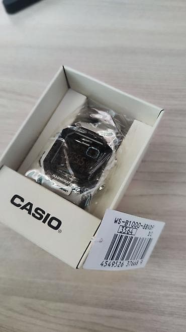 mi bend: ▫️Casio WS-B1000-8BVDF (3564) !! Совершенно новые часы !! 🔸основная — 6