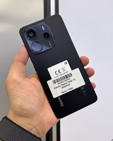 телефоны xiaomi redmi note 8: Redmi, Redmi Note 14, Б/у, 256 ГБ, цвет - Черный, В рассрочку, 2 SIM — 2