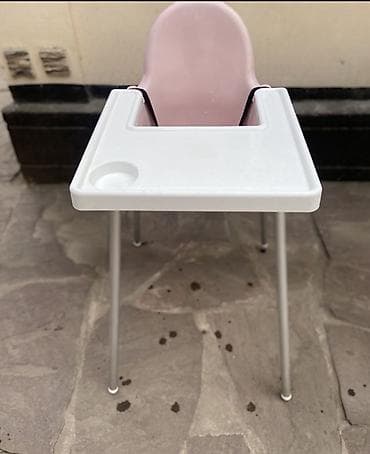 детский стулчик для кормления: Детский стульчик для кормления б/у - Компактная конструкция с высокой — 1
