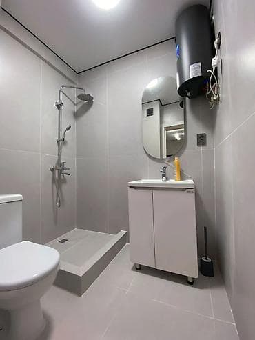 osh flats: 1 комната, 42 м², Индивидуалка, 9 этаж, Евроремонт — 3