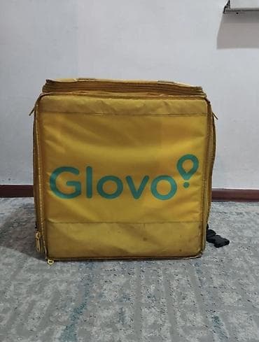 сумки оптом бишкек: Терморюкзак курьерский Glovo, жёлтый - Формат: короб-сумка для — 4