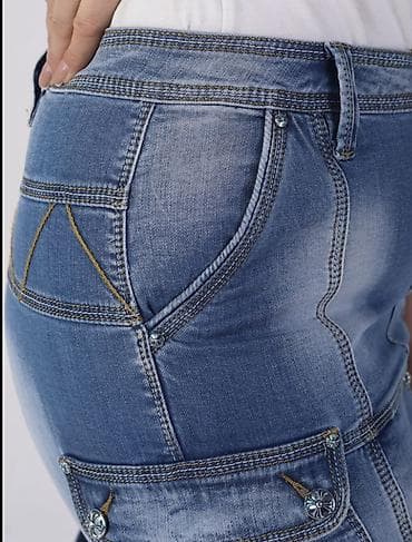 стильные лосины: Юбка, Модель юбки: Карандаш, Миди, Джинс, По талии — 9