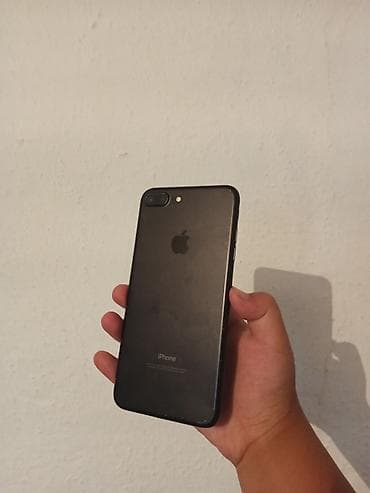 apple mac mini: IPhone 7 Plus, Б/у, 32 ГБ, Черный, Чехол, 100 % — 1