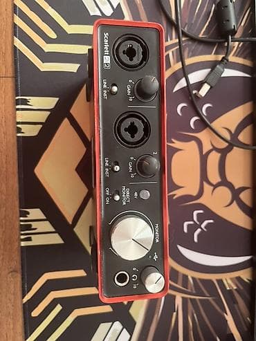 Другая аудиотехника: Звуковой интерфейс Focusrite Scarlett 2i2 (2nd Gen), USB В отличном — 2