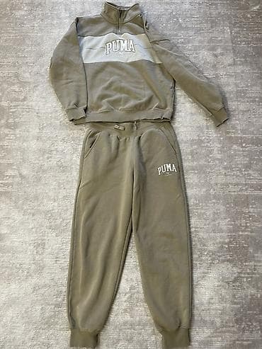 мужские спартивки: Спортивный костюм PUMA оригинал - Материал: плотный трикотаж с начёсом — 1