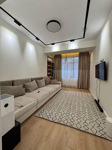 Батирлер: 2 бөлмө, 60 м², Асанбай мкр Элитка, 8 кабат, Евро оңдоо — 1