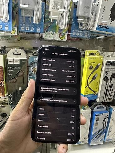 IPhone 13 Pro Max, 256 ГБ Характеристики и информация с экрана