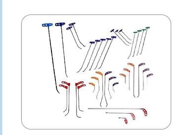 инструмент на сто: Набор инструментов PDR для выправления вмятин без покраски - Полный — 3