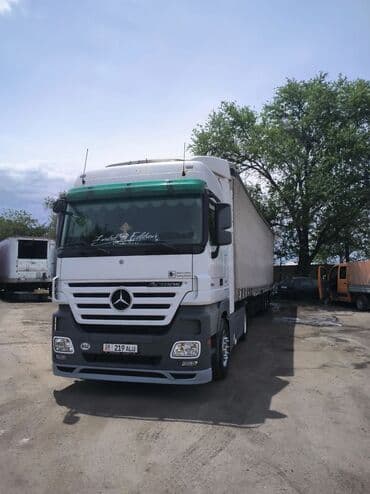 атего 818: Тягач, Mercedes-Benz, 2008 г., Шторный — 8