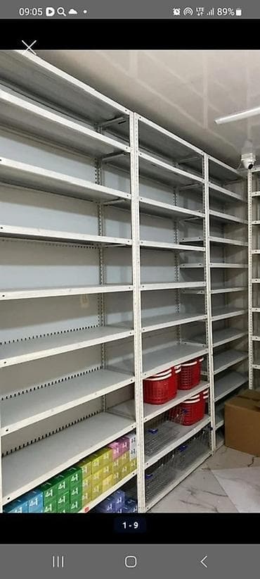 Соода жабдуулары: Металлические стеллажи для магазина/склада - Конструкция: пристенные — 2