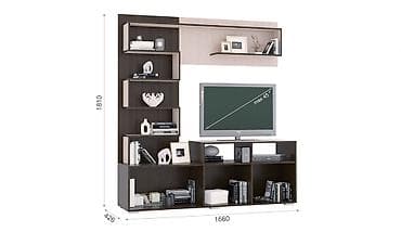 Дивандар: Зал үчүн гарнитур, Жаңы, ДСП, Өзү алып кетүү, Акылуу жеткирүү — 4