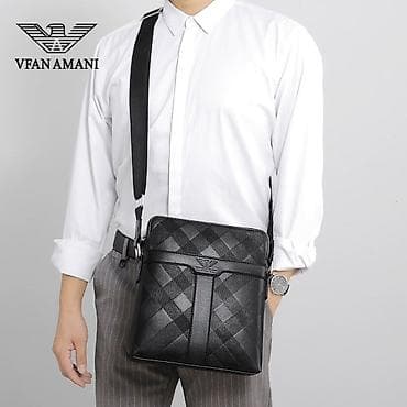 футболка армани мужская: Классическая сумка, Armani, Множество карманов, Мужские, Новый — 4