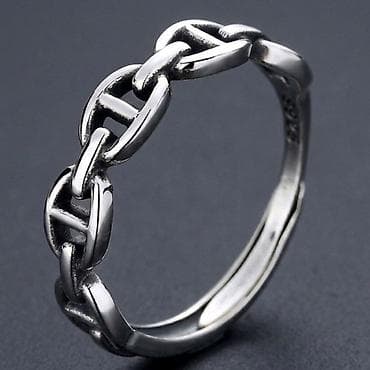 Кольцо Anchor Chain S925 / Винтажная эстетика Характер в каждой линии