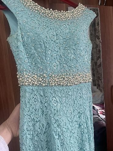 отук сатылат: Кече көйнөгү, Суу периси, Узун модель, Жеңдери жок, Страздар, S, M — 2