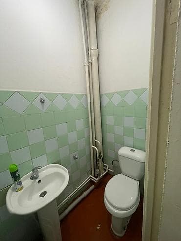Квартиры: 3 комнаты, 62 м², Аламедин-1 мкр 105 серия, 4 этаж, Требуется ремонт — 2