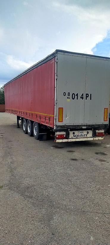 audi 80 b3: Прицеп, Schmitz Cargobull, Шторный — 4