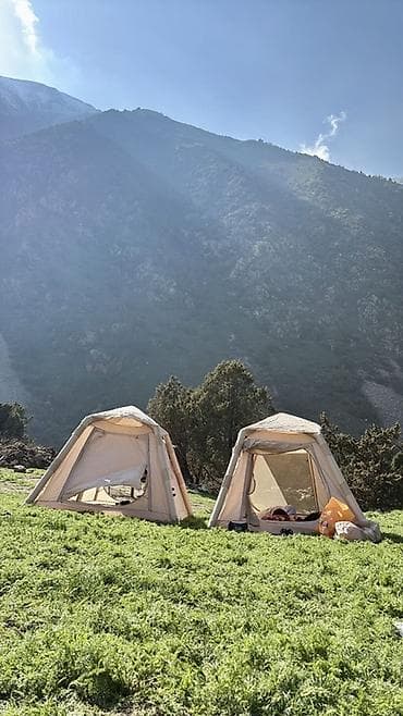 тор рыба: АРЕНДА ПАЛАТКИ 🏕️ Палатка надувная туристическая, бежевого цвета - — 1