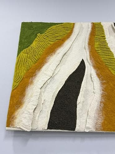 куплю спальный мешок: Панно настенное из войлока, текстильный арт-объект - Материал — 4