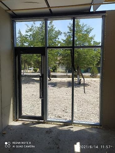 витра: Алюминиевое витражное остекление с дверным блоком - Фасадная система — 2