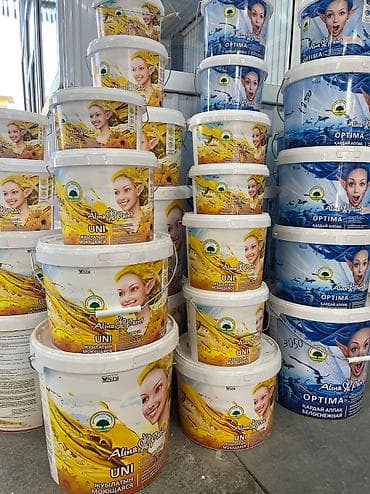 клеи: Alinex- сухие строительные смеси от производителя, лакокрасочные — 10