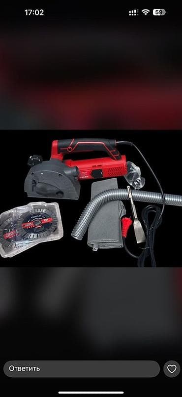 из дубая: Штроборез электрический ROLF в кейсе Описание: - Профессиональный — 3