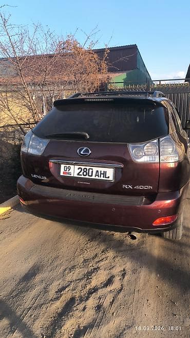 Lexus RX: 2007 г., 3.3 л, Автомат, Гибрид, Кроссовер