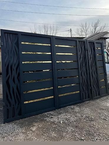 Стальные, Автоматические, Консольная конструкция, Для частного дома, С калиткой, Оптом, Новый, Бесплатная установка