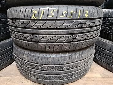 17 225 55: Шины 215 / 55 / R 17, Лето, Б/у, Пара, Легковые, Япония — 1